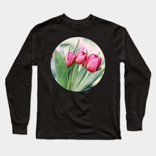 Twilight Tulips Long Sleeve T-Shirt